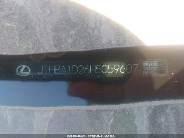 JTHBA1D26H5059607 Lexus IS 200T