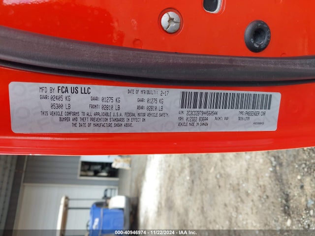 2C3CDZBT9HH560544 Dodge Challenger R/t