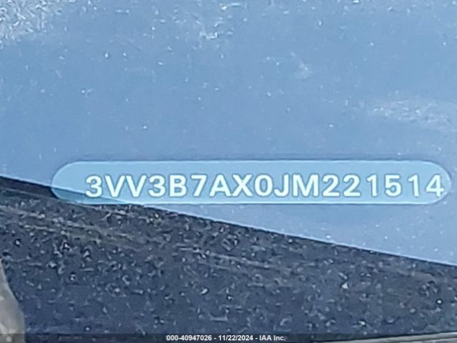 3VV3B7AX0JM221514 Volkswagen Tiguan 2.0t Se/2.0t Sel