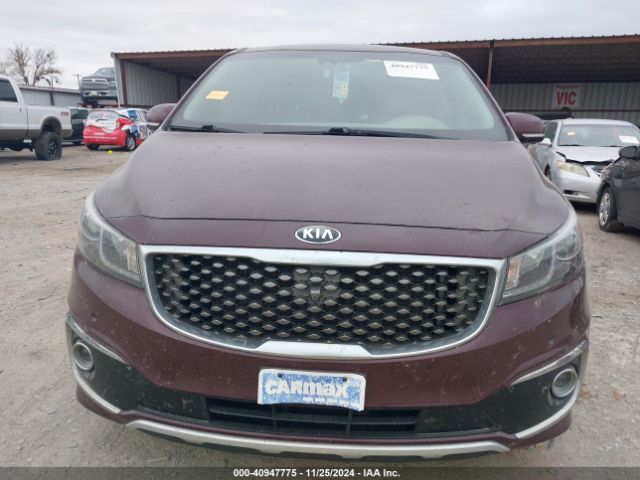 KNDME5C13J6376288 KIA Sedona Sx Limited