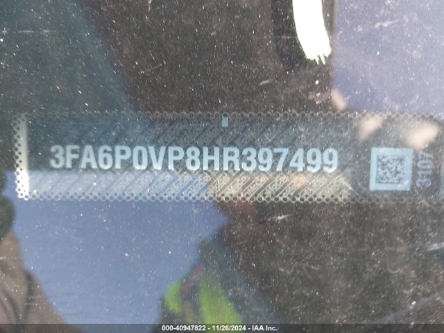 3FA6P0VP8HR397499 Ford Fusion Sport