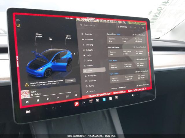 7SAYGDEF0NF524067 Tesla Model Y Performance Dual Motor All-wheel Drive