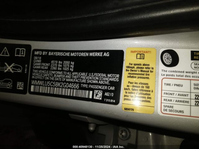 WMWLU5C58K2G04666 Mini Clubman