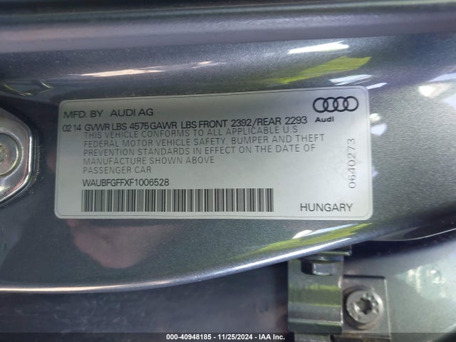 WAUBFGFFXF1006528 Audi A3 2.0t Premium