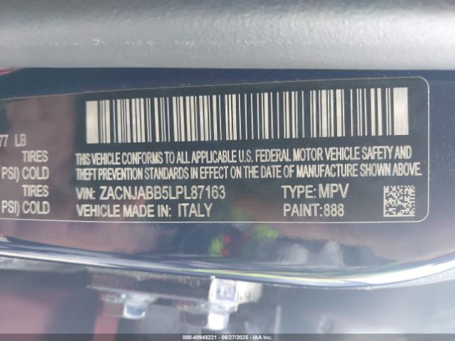 2020 JEEP RENEGADE ZACNJABB5LPL87163 Photo 8