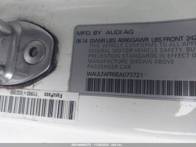 WAULFAFR6EA073721 Audi A5 2.0t Premium