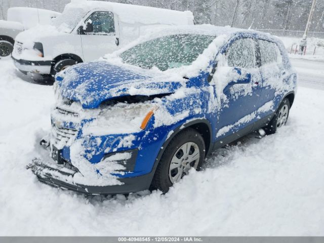 KL7CJKSB2GB704653 Chevrolet Trax 1ls