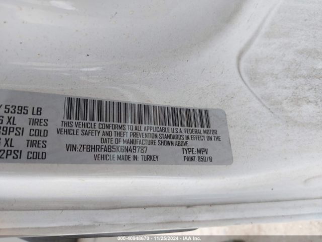 ZFBHRFAB5K6N49787 RAM Promaster City Tradesman