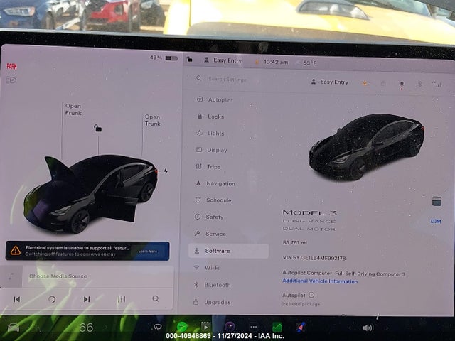 2021 TESLA MODEL 3 5YJ3E1EB4MF992178 Photo 6
