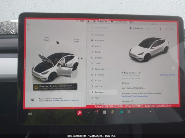 7SAYGDEE0RF152369 Tesla Model Y Long Range Dual Motor All-wheel Drive
