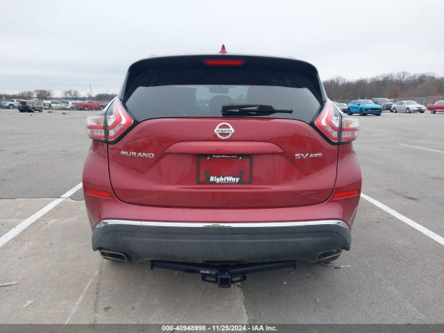 5N1AZ2MH5JN133567 Nissan MURANO SV