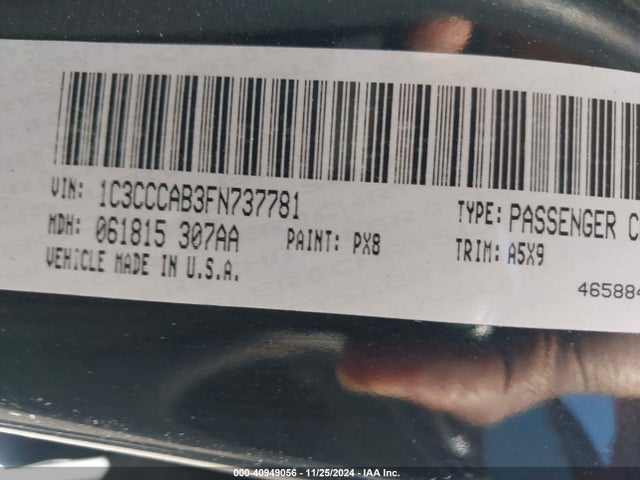 Chrysler 200 Limited 2015 1C3CCCAB3FN737781 Image 9