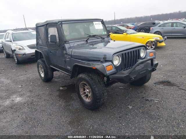 Aukcja sprzedaży 2001 Jeep Wrangler Sport, vin: 1J4FA49S91P326398, numer aukcji: 40949261