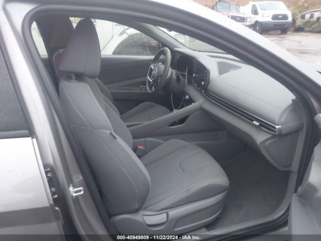 KMHLM4AJ7NU014666 Hyundai Elantra Hybrid Blue