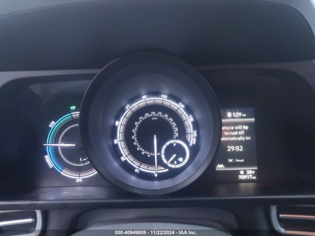 KMHLM4AJ7NU014666 Hyundai Elantra Hybrid Blue
