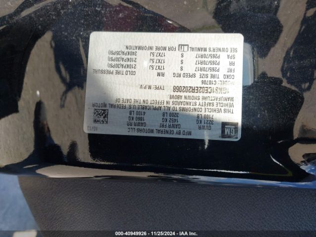 1GKS1CE02ER202068 GMC YUKON SLT