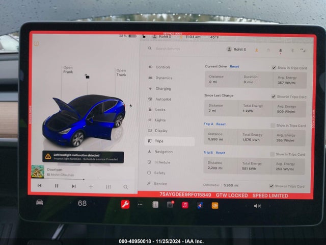 2024 TESLA MODEL Y 7SAYGDEE9RF015849 Photo 6