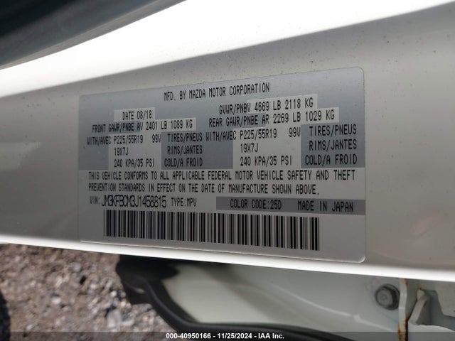 Mazda Cx-5 Touring 2018 JM3KFBCM3J1458815 Image 9