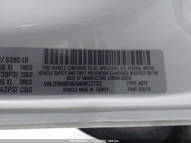 ZFBHRFAB4N6W33703 RAM Promaster City Cargo Van