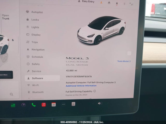 Tesla Model 3 Long Range Dual Motor All-wheel Drive 2022 5YJ3E1EB9NF193479 Image 15