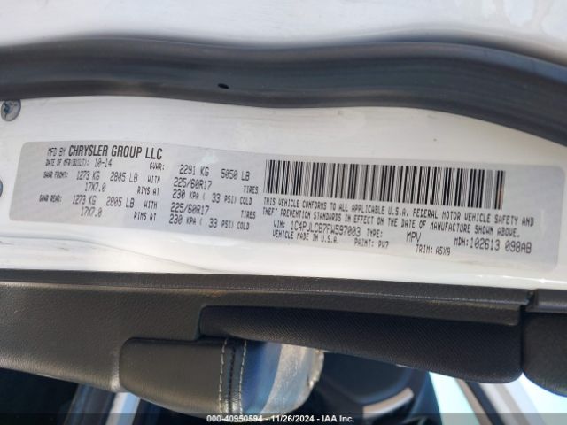 1C4PJLCB7FW597003 Jeep Cherokee Latitude
