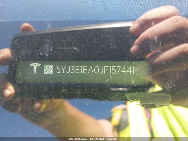 5YJ3E1EA0JF157441 Tesla Model 3 Long Range/mid Range