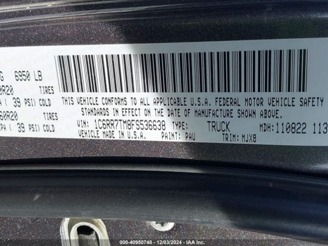 1C6RR7TM8FS536638 RAM 1500 Big Horn