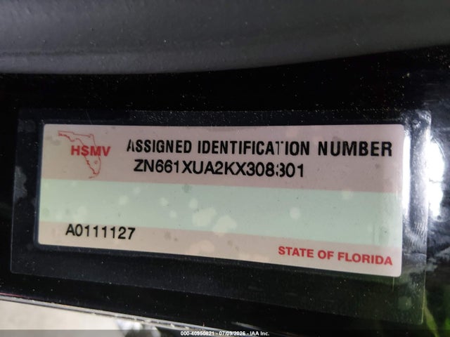 Продаж на аукціоні авто 2019 Maserati Levante, vin: ZN661XUA2KX308301, номер лоту: 40950821