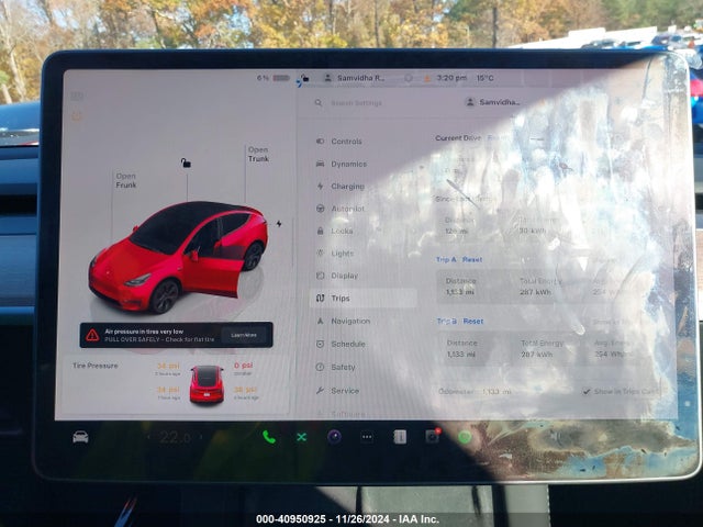 2024 TESLA MODEL Y 7SAYGDED7RA310226 Photo 6