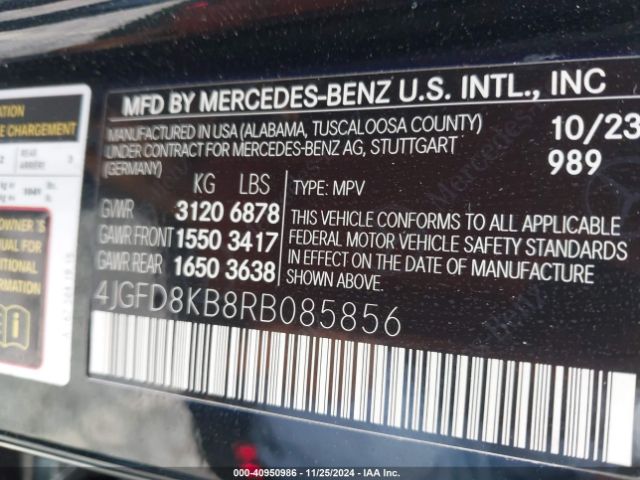 2024 MERCEDES-BENZ AMG GLE 63 COUPE 4JGFD8KB8RB085856 Photo 8