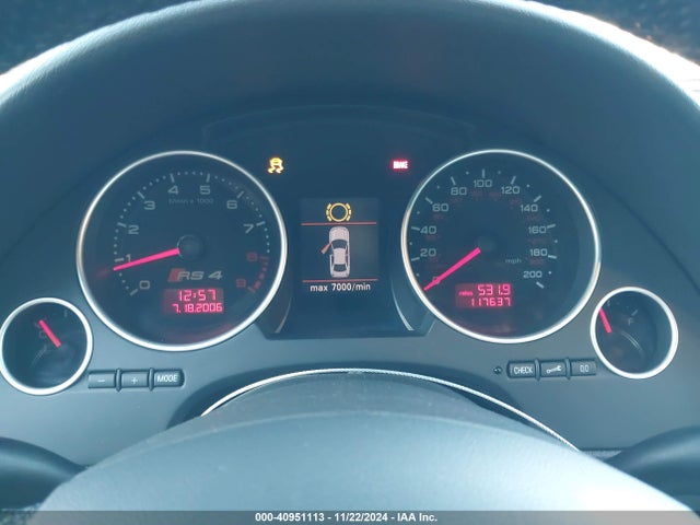 2008 AUDI RS 4 WUAYU48H28K800214 Photo 6
