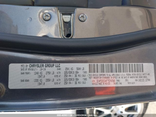 3C4PDDEG4FT574709 Dodge Journey R/t