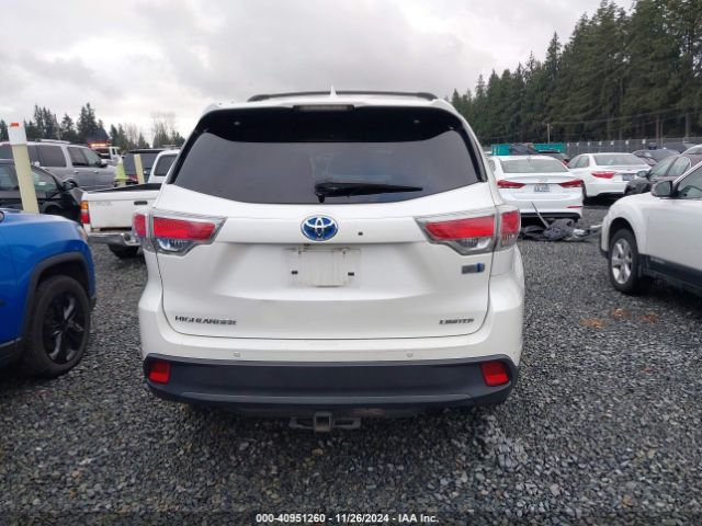 5TDDCRFH6ES004987 Toyota Highlander Hybrid Limited