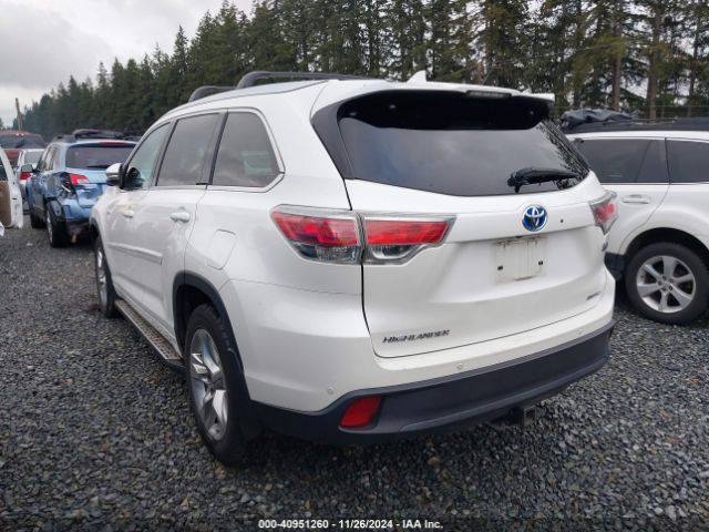 5TDDCRFH6ES004987 Toyota Highlander Hybrid Limited