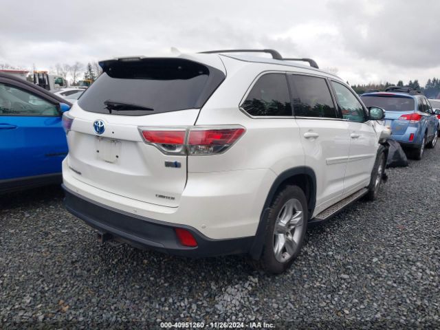 5TDDCRFH6ES004987 Toyota Highlander Hybrid Limited