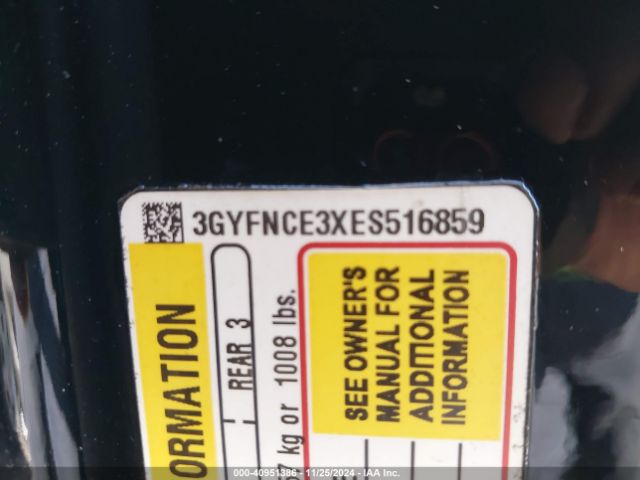 3GYFNCE3XES516859 Cadillac Srx Performance Collection
