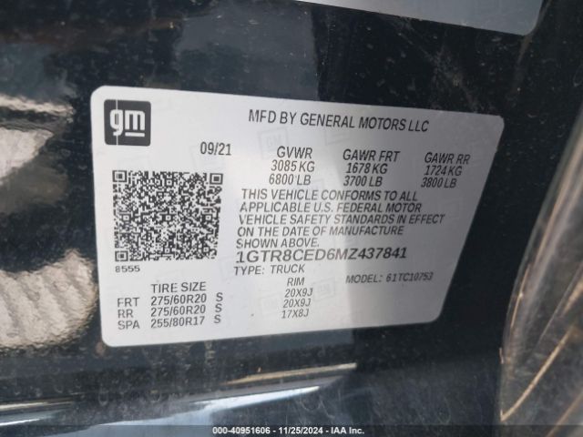 1GTR8CED6MZ437841 GMC Sierra 1500 2wd  Standard Box Elevation