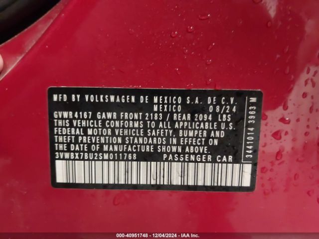 3VWBX7BU2SM011768 Volkswagen Jetta 1.5t Sport