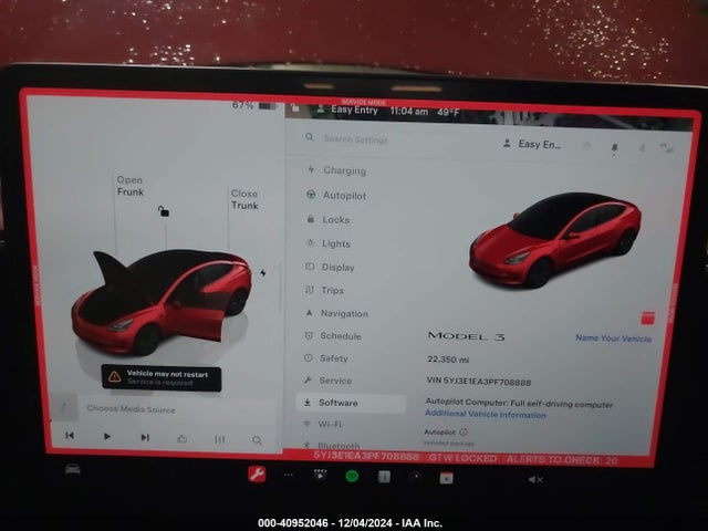 Tesla Model 3 Rear-wheel Drive 2023 5YJ3E1EA3PF708888 Image 17