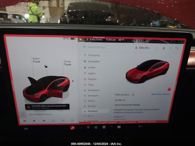 Tesla Model 3 Rear-wheel Drive 2023 5YJ3E1EA3PF708888 Image 18