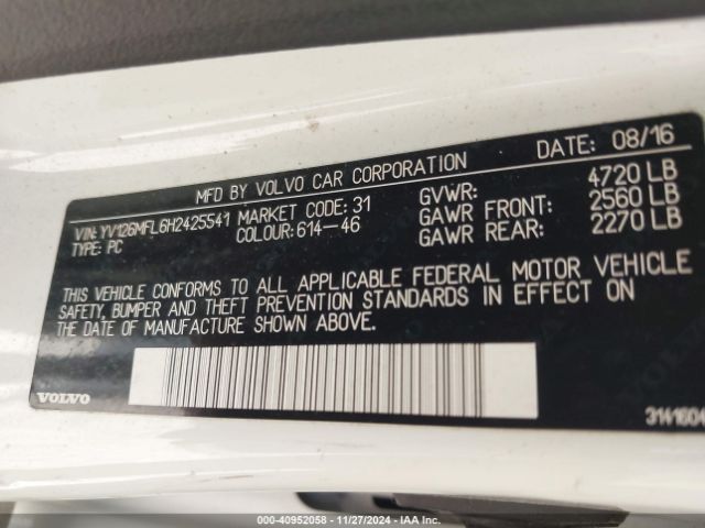 YV126MFL6H2425541 Volvo S60 T5 Dynamic