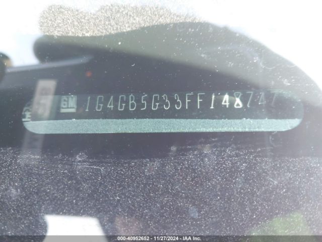 1G4GB5G33FF148747 Buick Lacrosse Leather
