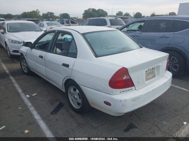 2001 MITSUBISHI MIRAGE JA3AY26CX1U014006 Photo 2