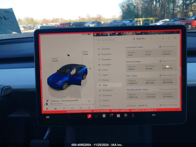 7SAYGDEEXNF448641 Tesla Model Y Long Range Dual Motor All-wheel Drive