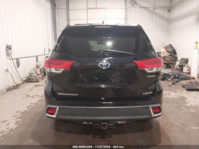 5TDDGRFH8HS031312 Toyota Highlander Hybrid Limited Platinum