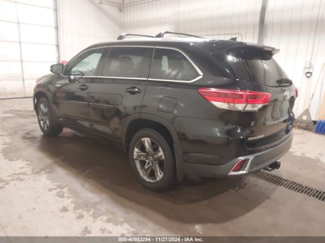 5TDDGRFH8HS031312 Toyota Highlander Hybrid Limited Platinum