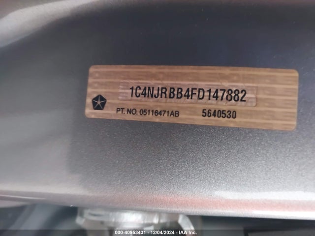 Jeep Patriot Sport 2015 1C4NJRBB4FD147882 Image 9