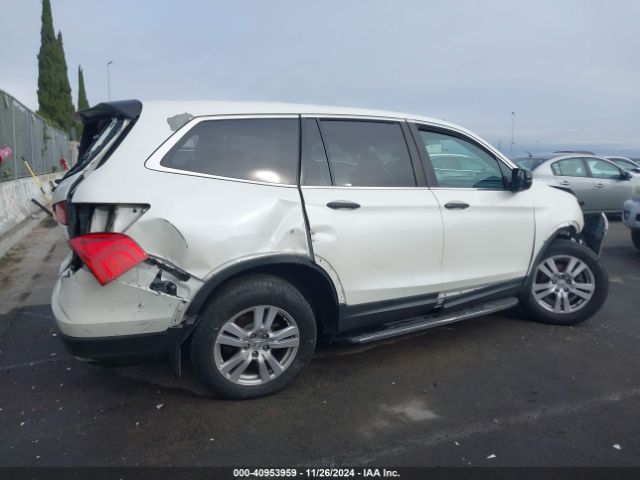 5FNYF5H13GB002767 Honda PILOT LX