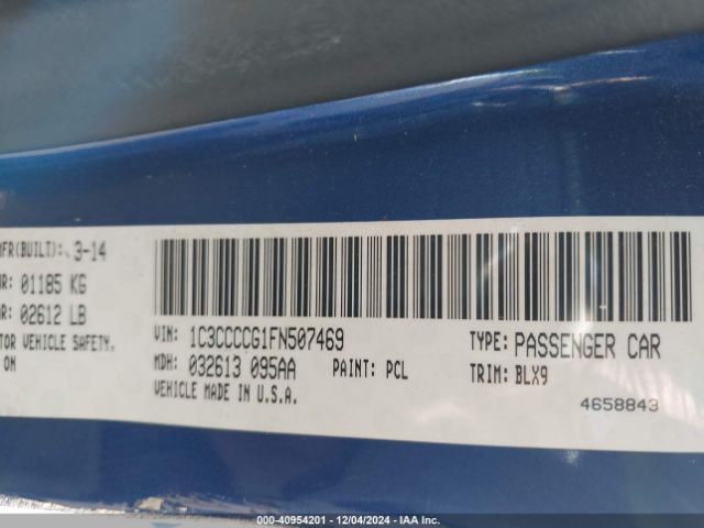 1C3CCCCG1FN507469 Chrysler 200 C