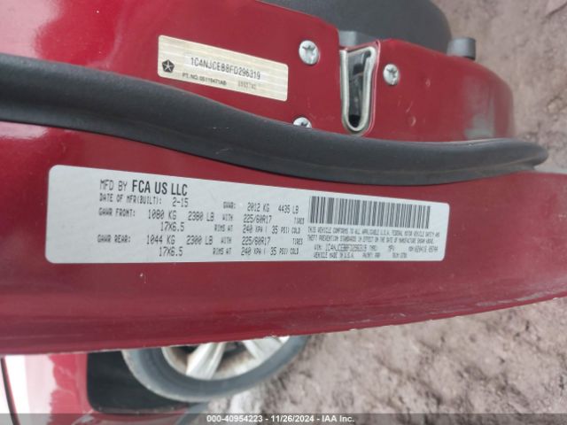 1C4NJCEB8FD296319 Jeep Compass Latitude